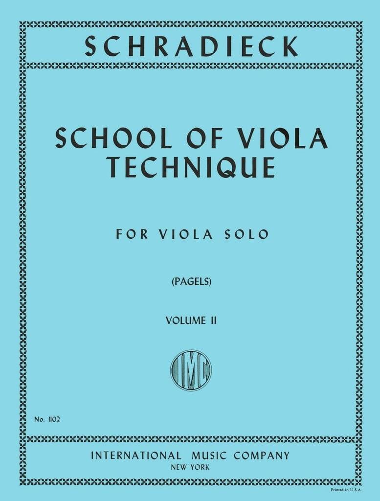 Tecnica Della Viola Vol. 2 (Pagels)